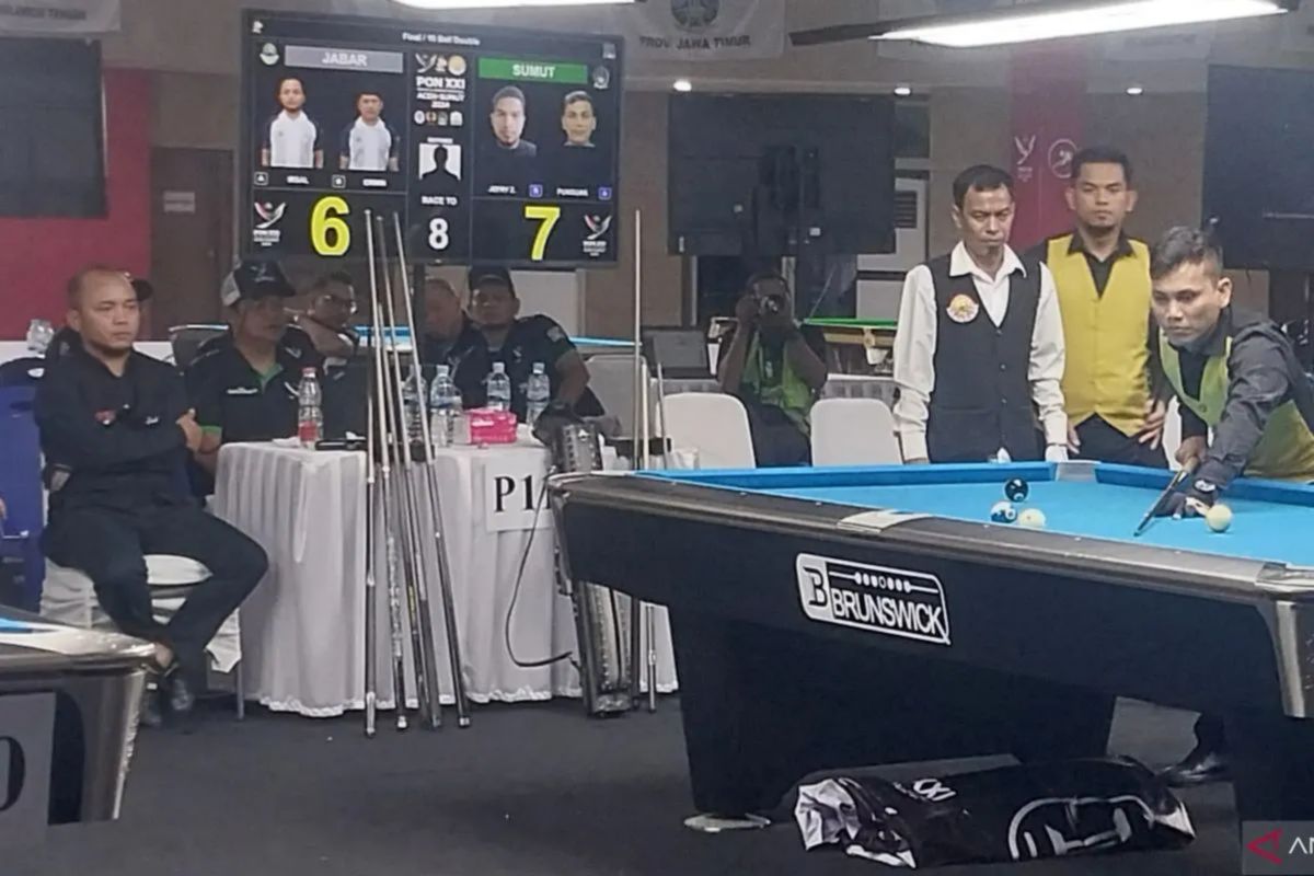 Punguan Hasiholan pimpin klasemen ranking biliar nasional putra